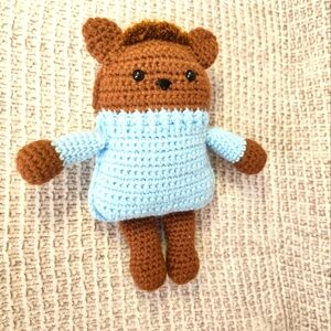 New - Crochet Bear - Plushie
